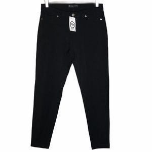 Fashion To Figure Black Skinny Cropped Pants Sz 12